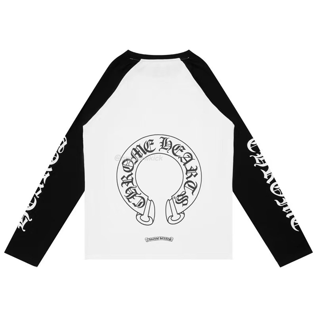 Chrome Hearts Horseshoe Baseball White Black T Shirt (5) - www.kitistry.com