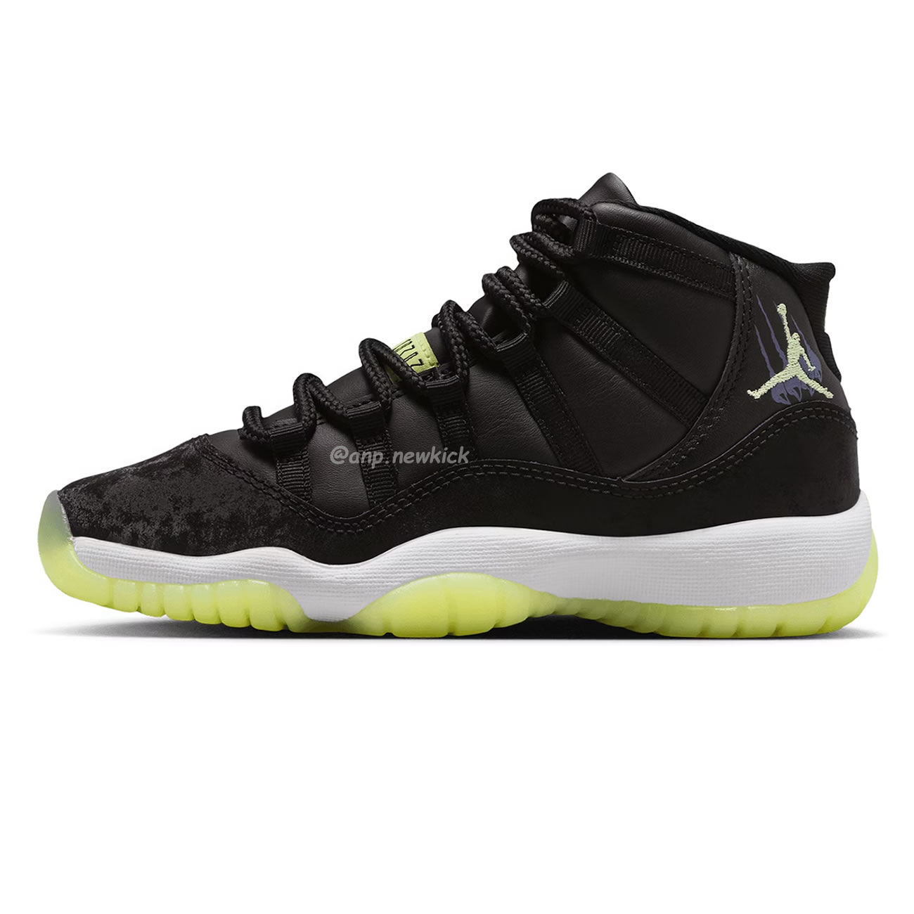 Air Jordan 11 Retro Black Barely Volt Ib1378 001 (1) - www.kitistry.com