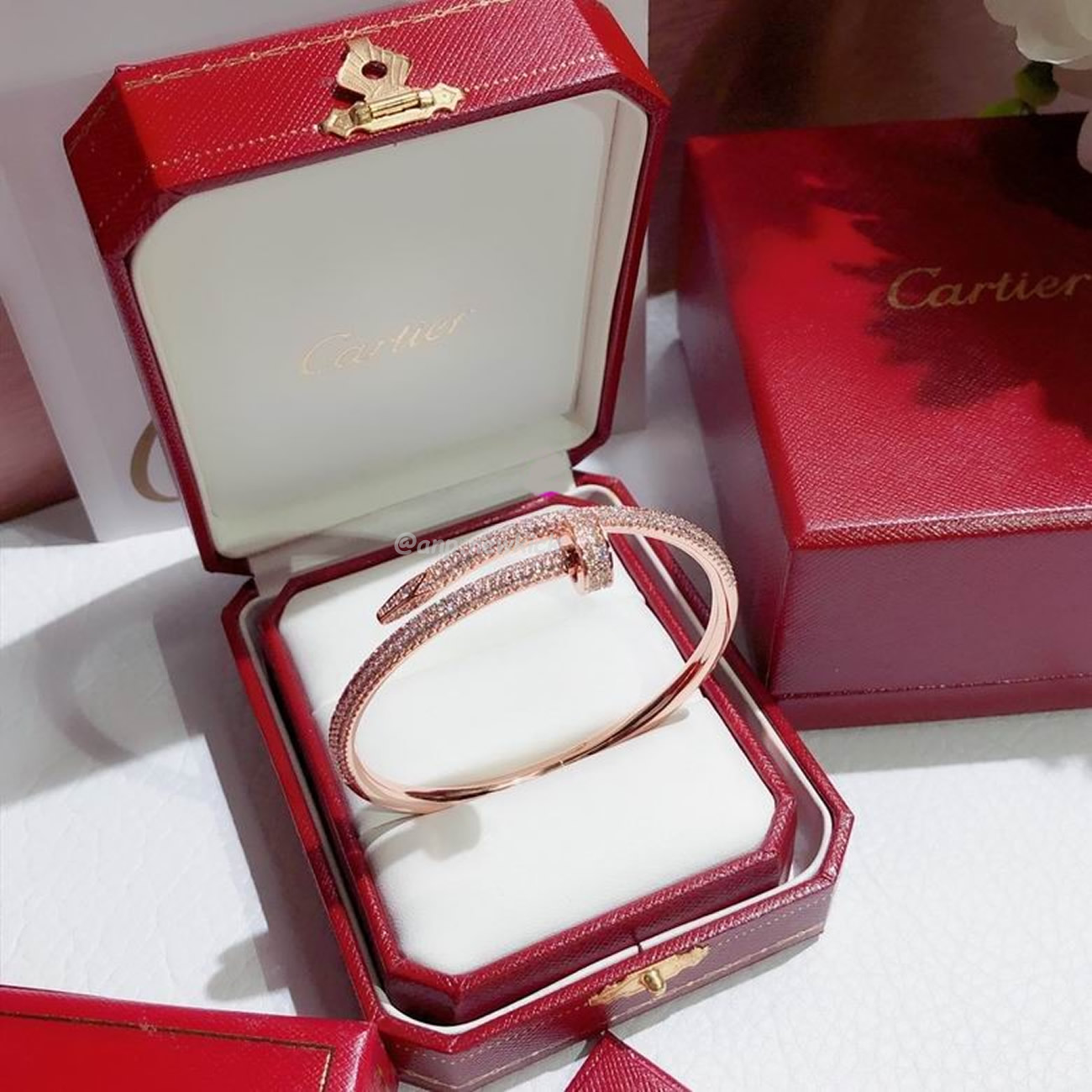 Cartier Bracelet Juste Un Clou Bracelet 18k Rose Gold (3) - www.kitistry.com