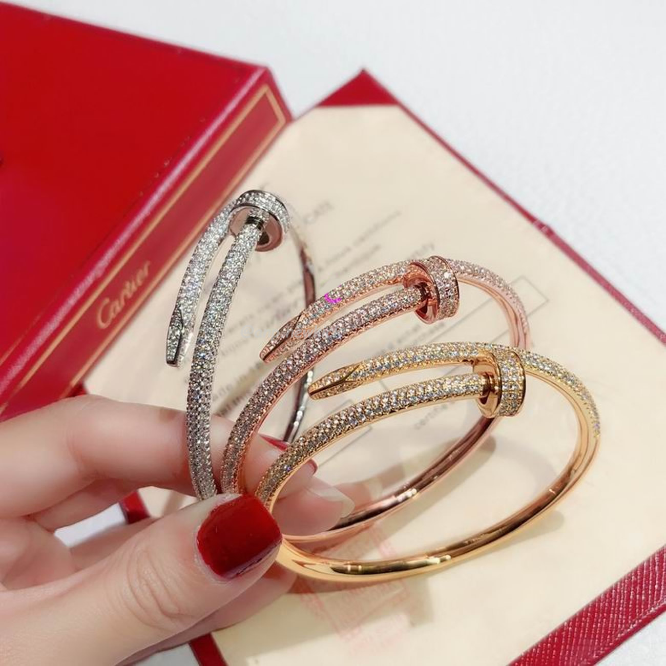 Cartier Bracelet Juste Un Clou Bracelet 18k Rose Gold (4) - www.kitistry.com
