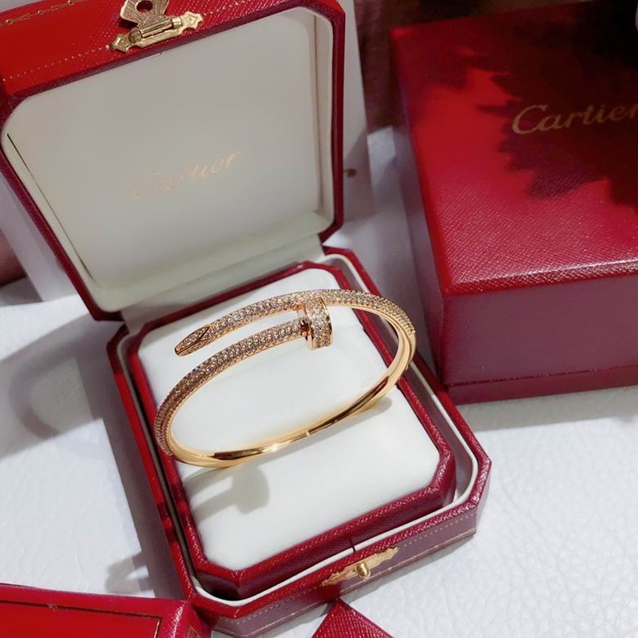 Cartier Bracelet Juste Un Clou Bracelet 18k Rose Gold (5) - www.kitistry.com