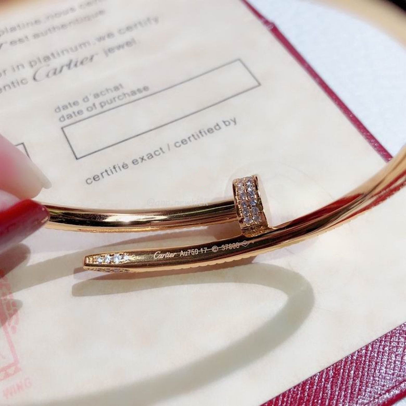Cartier Bracelet Juste Un Clou Bracelet 18k Rose Gold (6) - www.kitistry.com