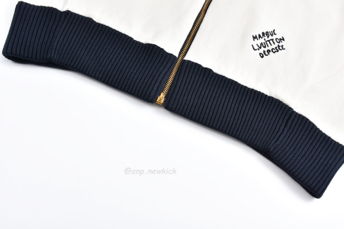 Louis Vuitton Knitted Cotton Sailor Blouson White Navy (5) - www.kitistry.com Louis Vuitton Knitted Cotton Sailor Blouson White Navy (5) - www.kitistry.com