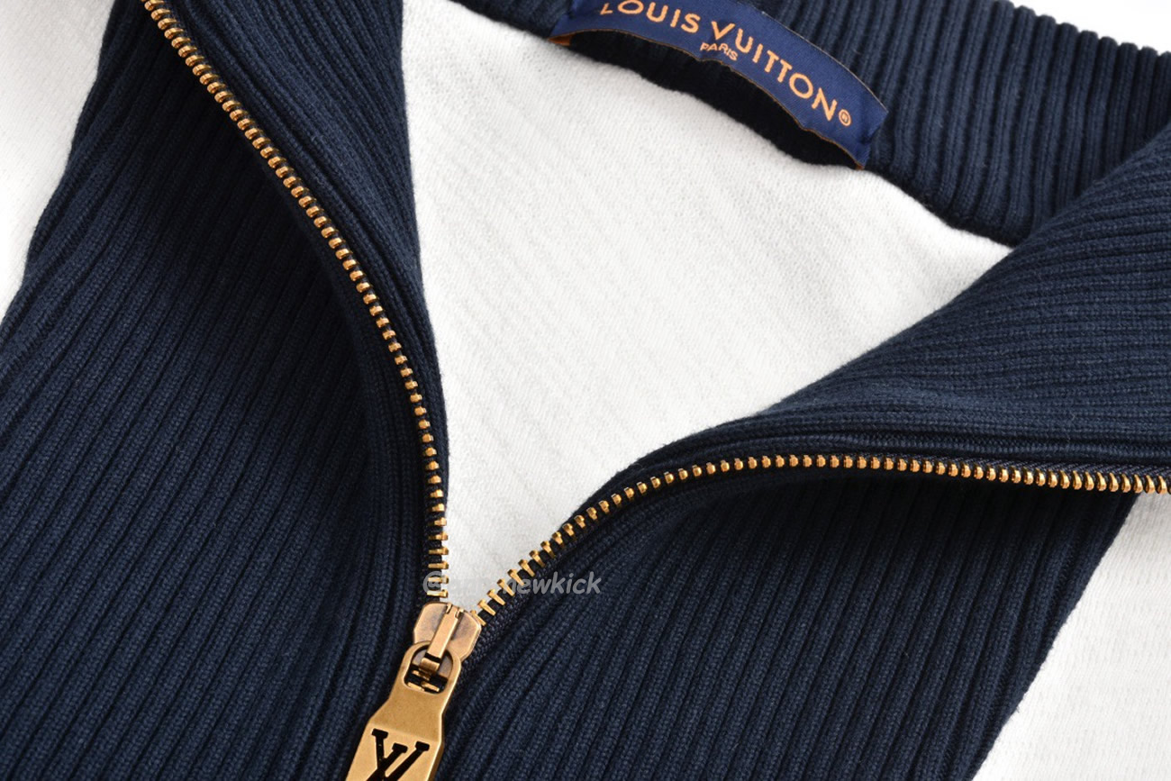 Louis Vuitton Knitted Cotton Sailor Blouson White Navy (7) - www.kitistry.com Louis Vuitton Knitted Cotton Sailor Blouson White Navy (7) - www.kitistry.com