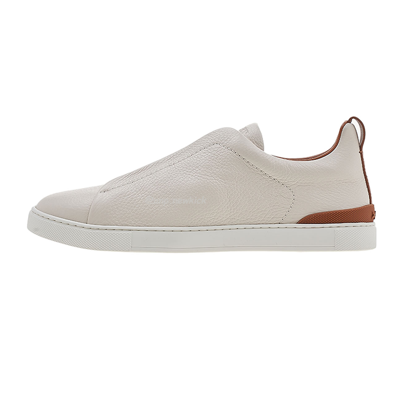 Zegna Deerskin Triple Stitch Off White Brown Black Lhota 25207z Ner (8) - www.kitistry.com