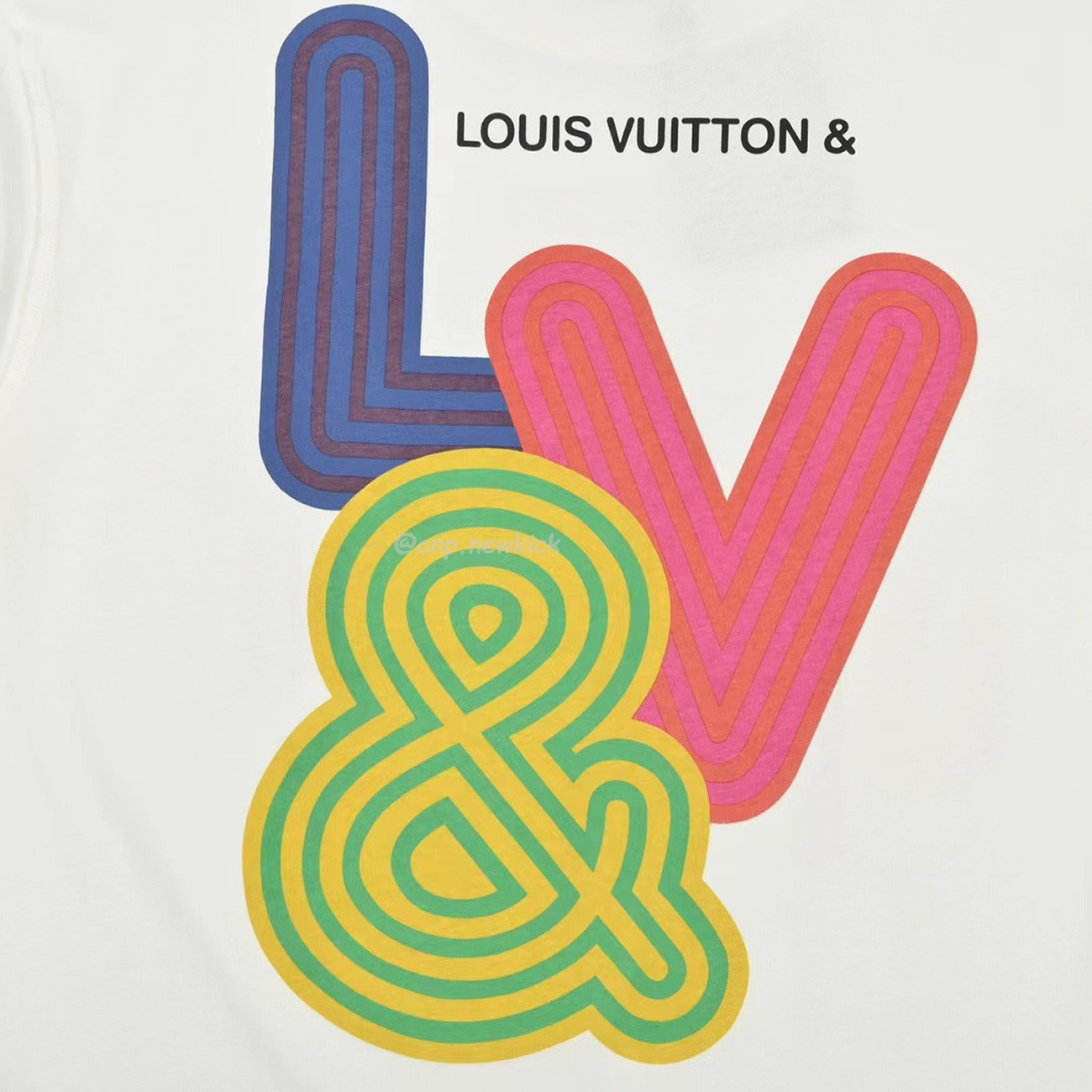 Louis Vuitton Colorful Letter Printed Short Sleeves T Shirt (2) - www.kitistry.com Louis Vuitton Colorful Letter Printed Short Sleeves T Shirt (2) - www.kitistry.com