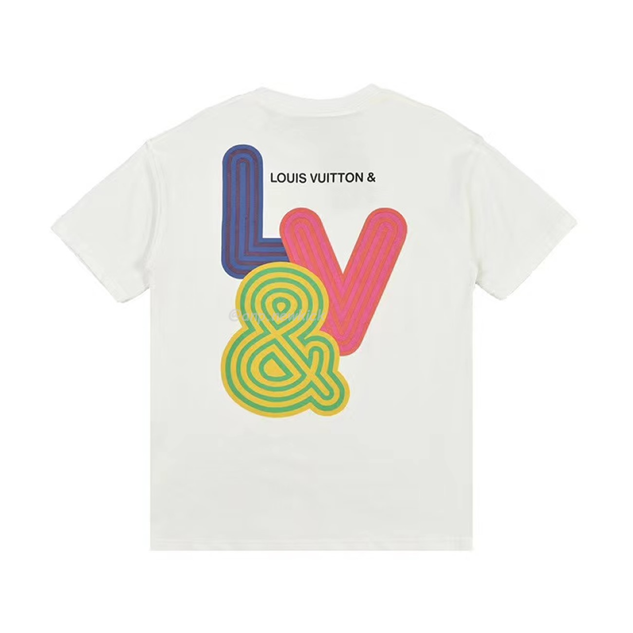Louis Vuitton Colorful Letter Printed Short Sleeves T Shirt (8) - www.kitistry.com Louis Vuitton Colorful Letter Printed Short Sleeves T Shirt (8) - www.kitistry.com