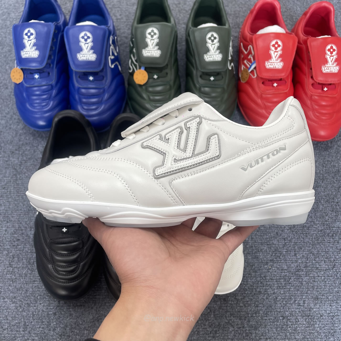 Louis Vuitton Green Red Black Blue White Grey Louis Vuitton Lv Footprint Soccer (12) - www.kitistry.com