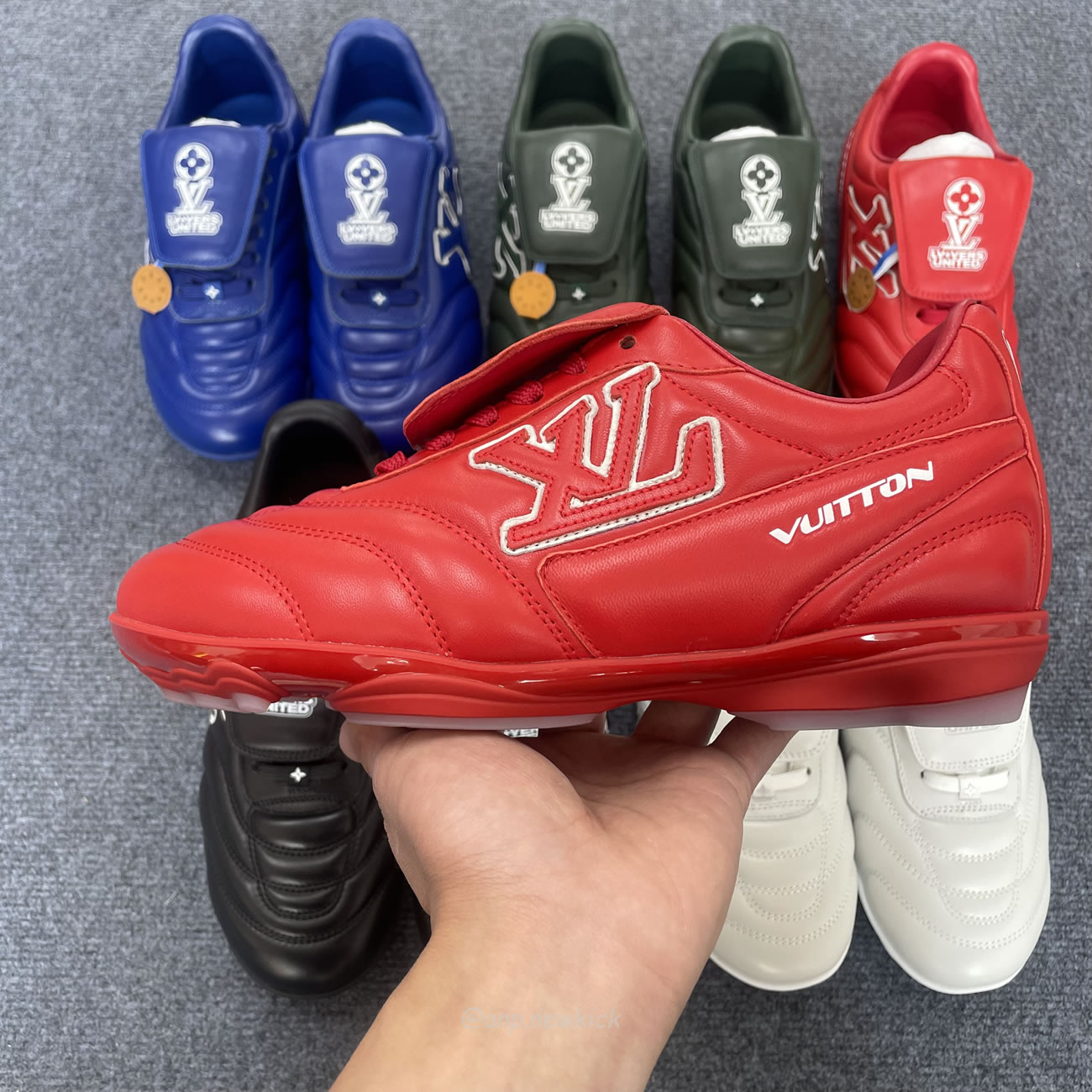 Louis Vuitton Green Red Black Blue White Grey Louis Vuitton Lv Footprint Soccer (14) - www.kitistry.com