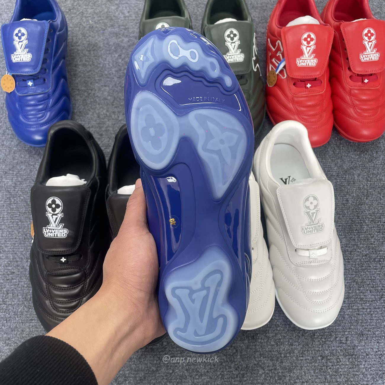 Louis Vuitton Green Red Black Blue White Grey Louis Vuitton Lv Footprint Soccer (18) - www.kitistry.com