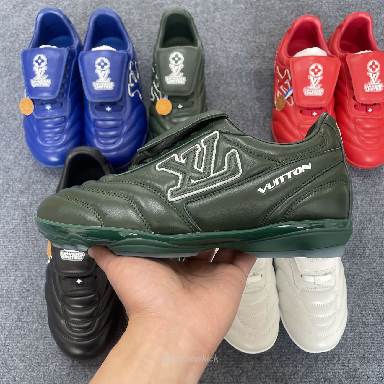Louis Vuitton Green Red Black Blue White Grey Louis Vuitton Lv Footprint Soccer (21) - www.kitistry.com