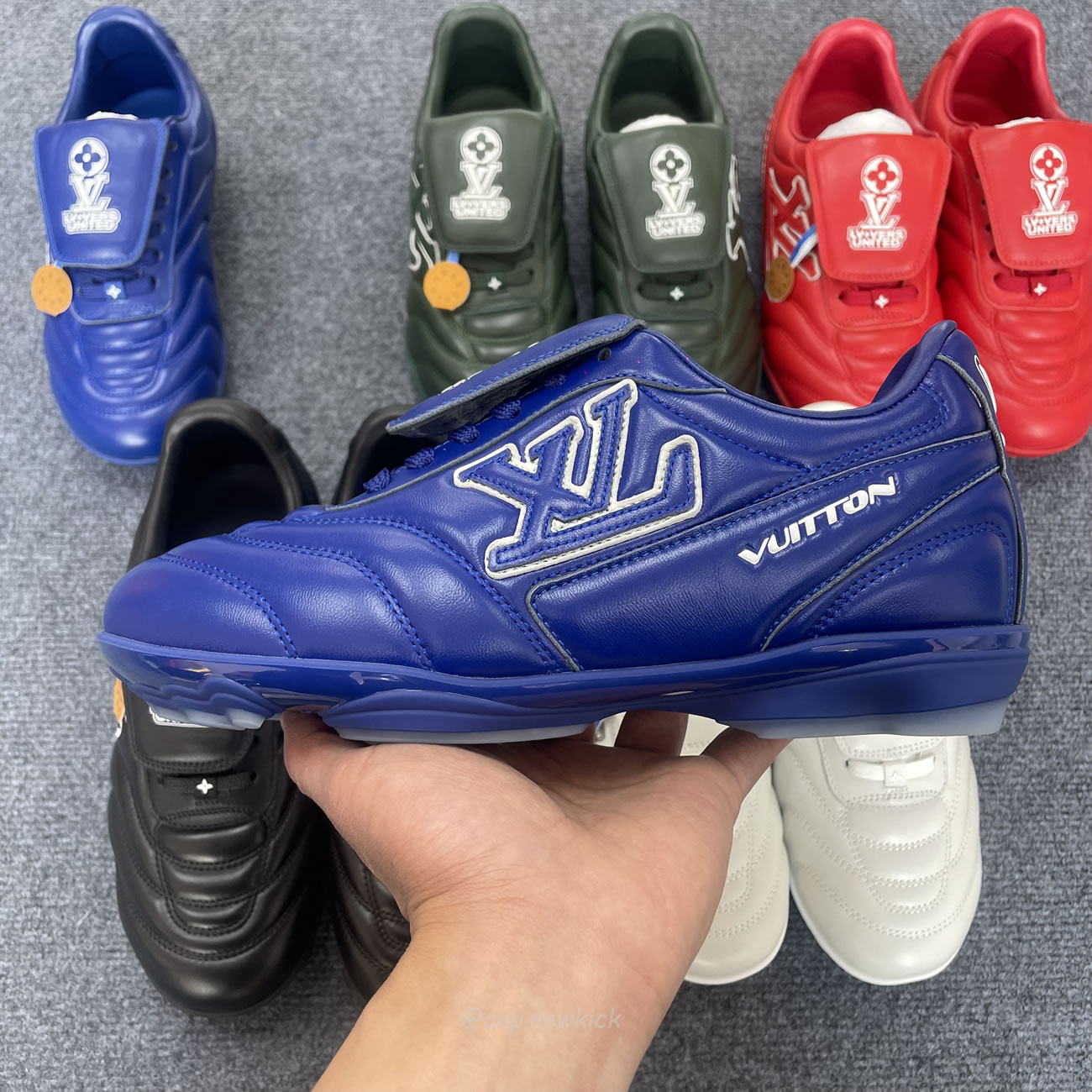 Louis Vuitton Green Red Black Blue White Grey Louis Vuitton Lv Footprint Soccer (7) - www.kitistry.com