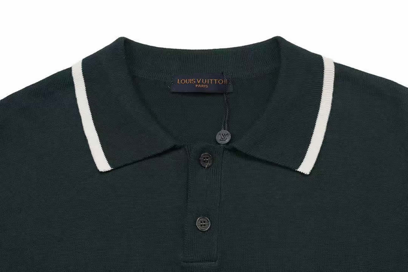Louis Vuitton Green Polo T Shirt With White Embroidered (2) - www.kitistry.com Louis Vuitton Green Polo T Shirt With White Embroidered (2) - www.kitistry.com