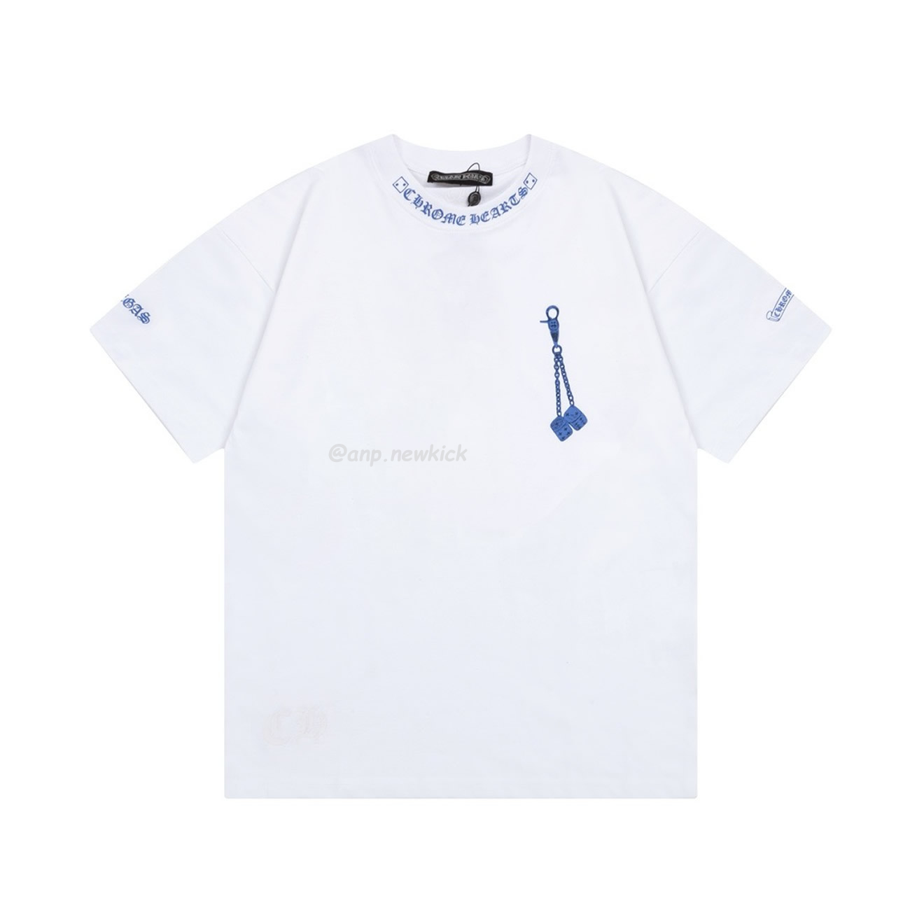 Chrome Hearts White Black Light Blue Dice T Shirt (10) - www.kitistry.com Chrome Hearts White Black Light Blue Dice T Shirt (10) - www.kitistry.com