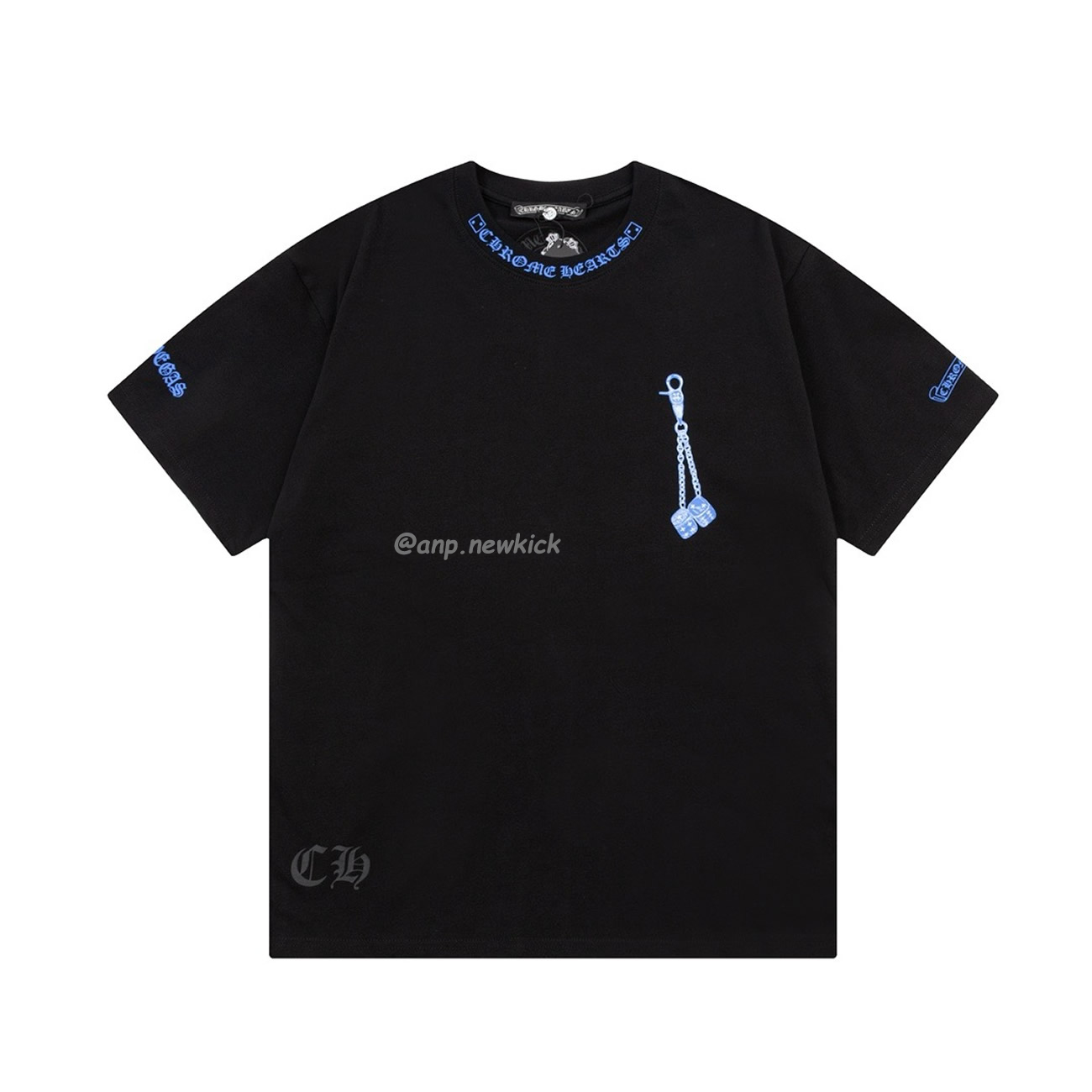 Chrome Hearts White Black Light Blue Dice T Shirt (3) - www.kitistry.com Chrome Hearts White Black Light Blue Dice T Shirt (3) - www.kitistry.com