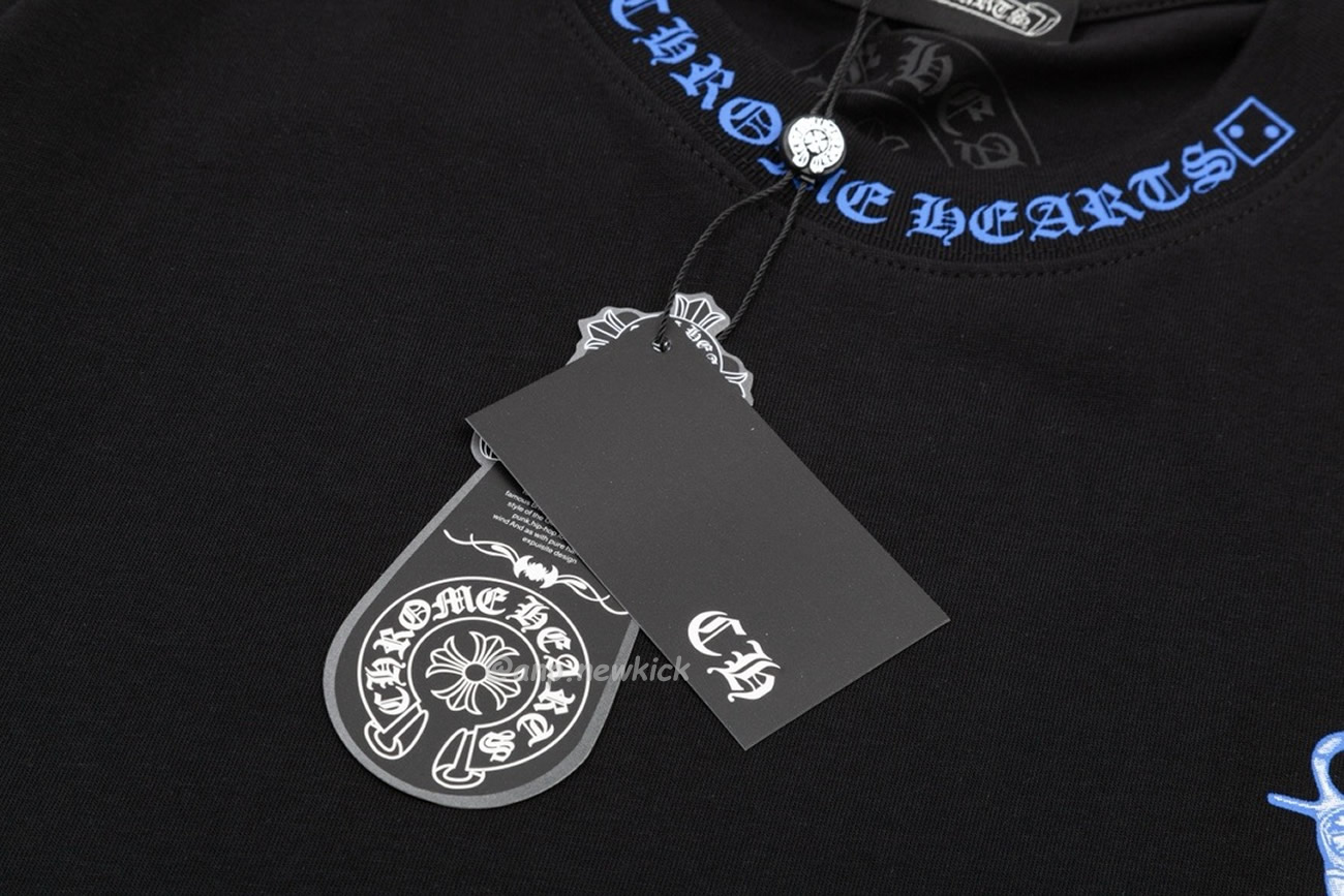 Chrome Hearts White Black Light Blue Dice T Shirt (5) - www.kitistry.com Chrome Hearts White Black Light Blue Dice T Shirt (5) - www.kitistry.com