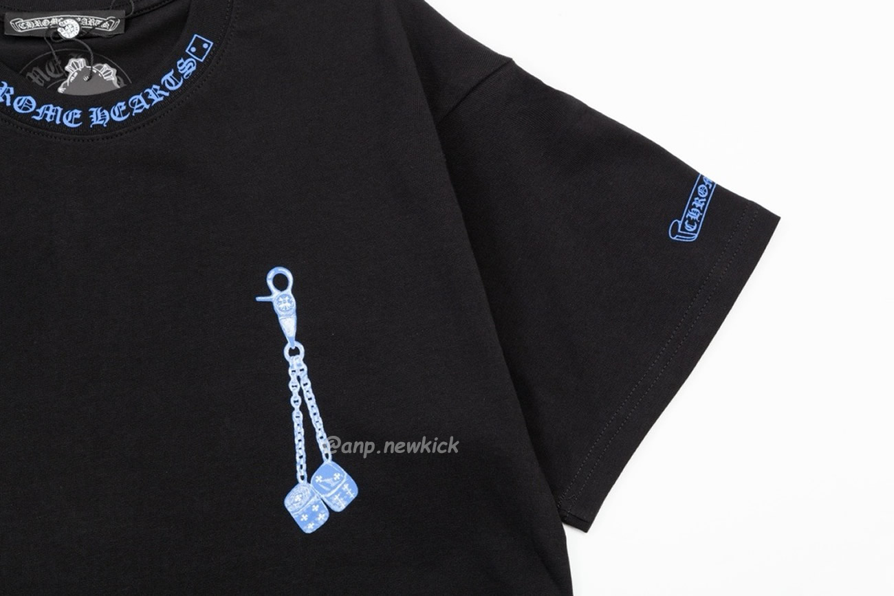 Chrome Hearts White Black Light Blue Dice T Shirt (9) - www.kitistry.com Chrome Hearts White Black Light Blue Dice T Shirt (9) - www.kitistry.com
