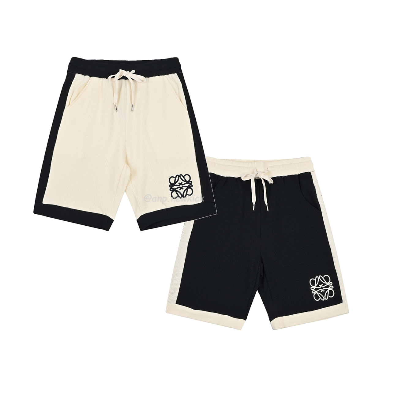 Loewe 24ss Embroidered Logo Color Blocking Waffle Shorts (1) - www.kitistry.com Loewe 24ss Embroidered Logo Color Blocking Waffle Shorts (1) - www.kitistry.com