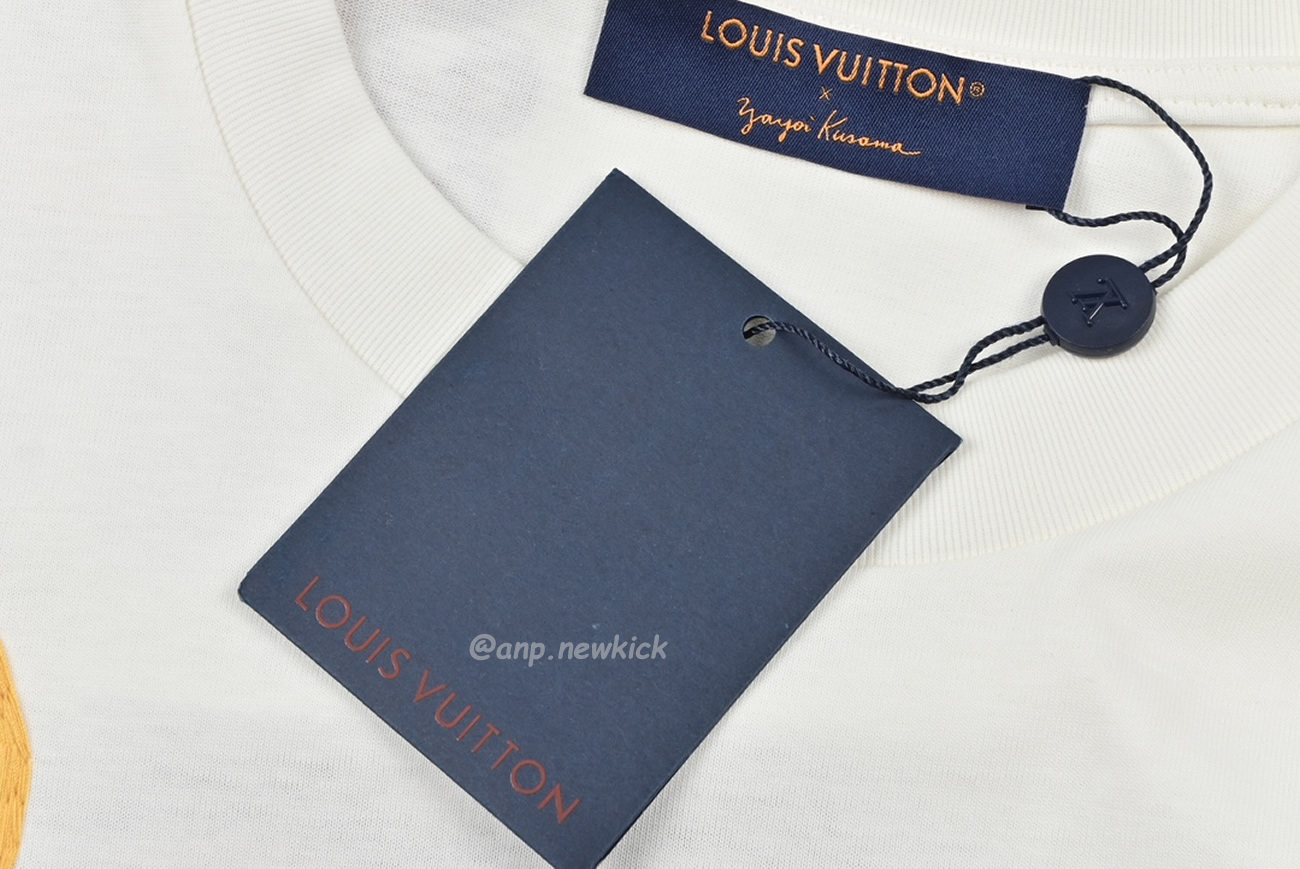 Louis Vuitton Sun Fish Barb Embroidered Couple Short Sleeved T Shirt (2) - www.kitistry.com