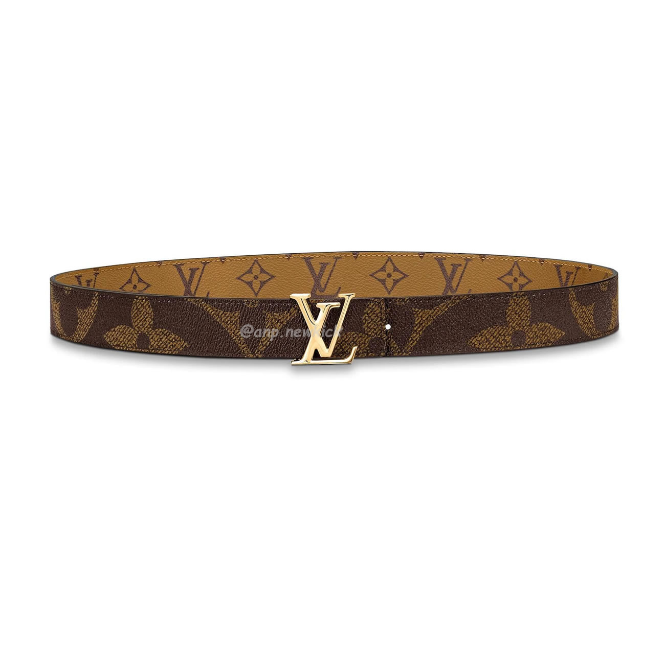 Louis Vuitton Reversible Belt Lv Iconic Monogram Giant Reverse 30 Mm Brown M0149u (1) - www.kitistry.com
