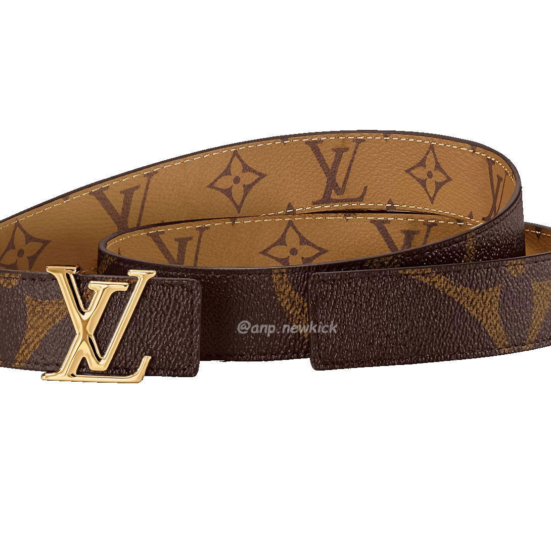 Louis Vuitton Reversible Belt Lv Iconic Monogram Giant Reverse 30 Mm Brown M0149u (4) - www.kitistry.com