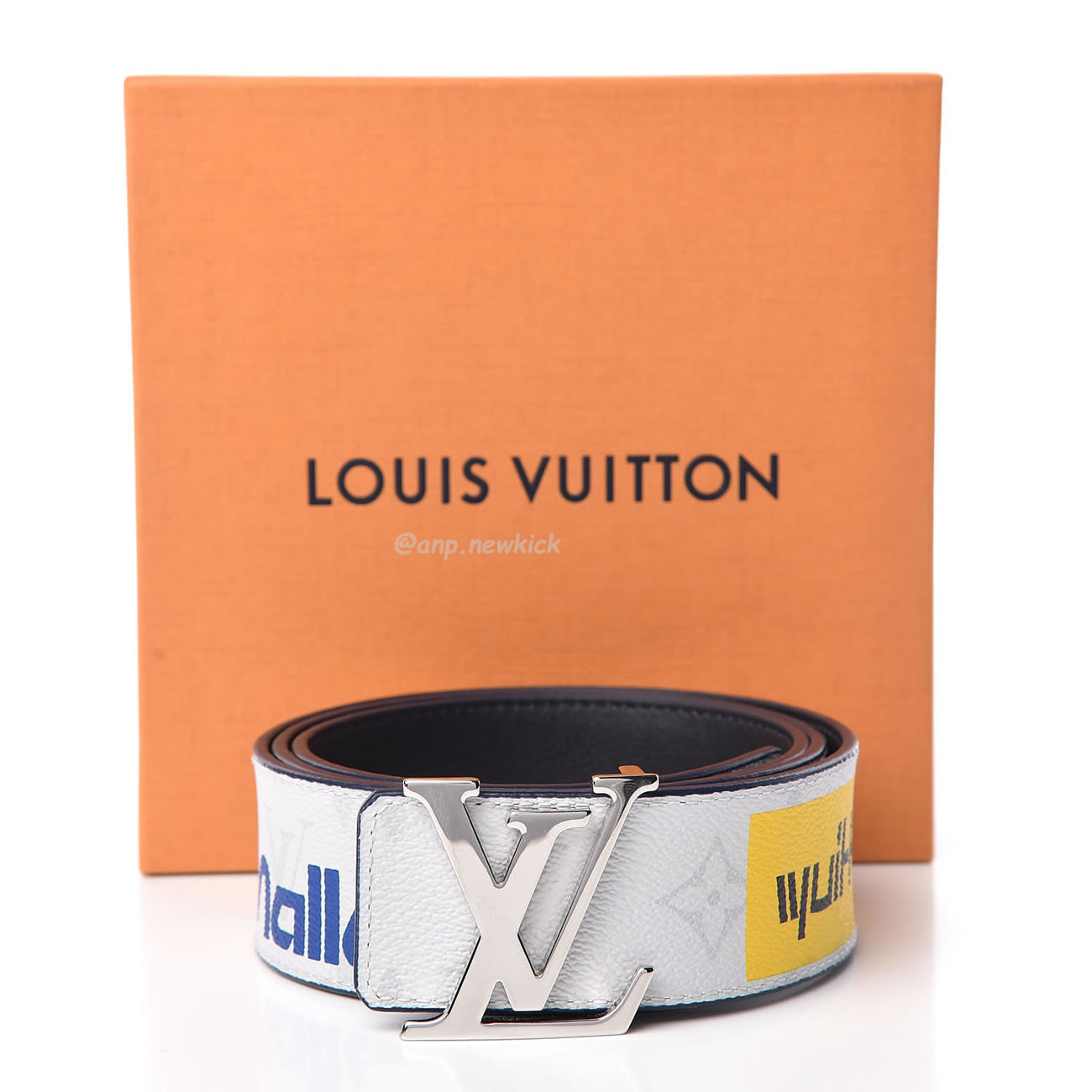 Louis Vuitton Lv Initiales Belt Monogram Logo Story 40mm White M0162s (4) - www.kitistry.com Louis Vuitton Lv Initiales Belt Monogram Logo Story 40mm White M0162s (4) - www.kitistry.com