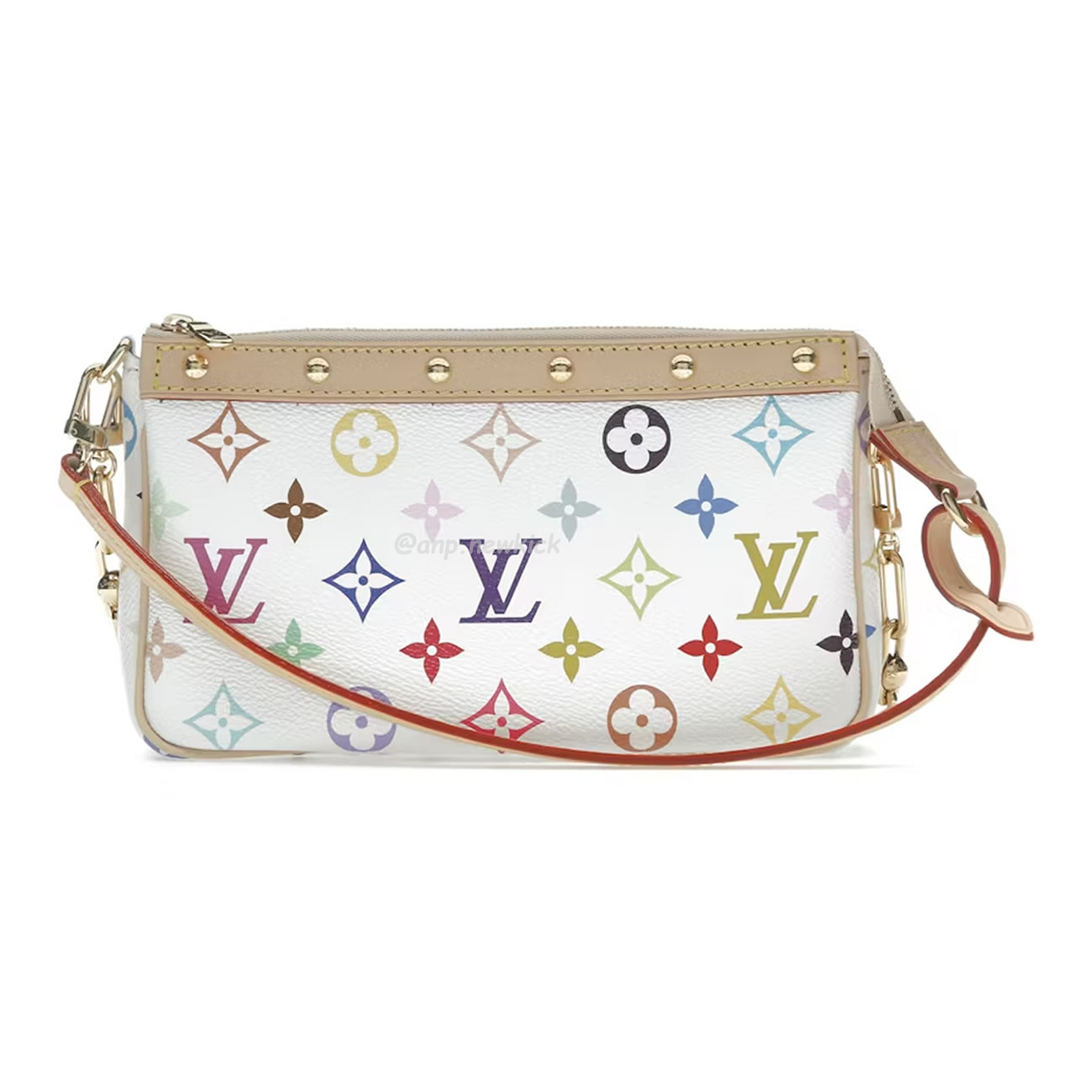 Louis Vuitton X Takashi Murakami Pochette Accessoires White Multicolored M13404 (1) - www.kitistry.com Louis Vuitton X Takashi Murakami Pochette Accessoires White Multicolored M13404 (1) - www.kitistry.com