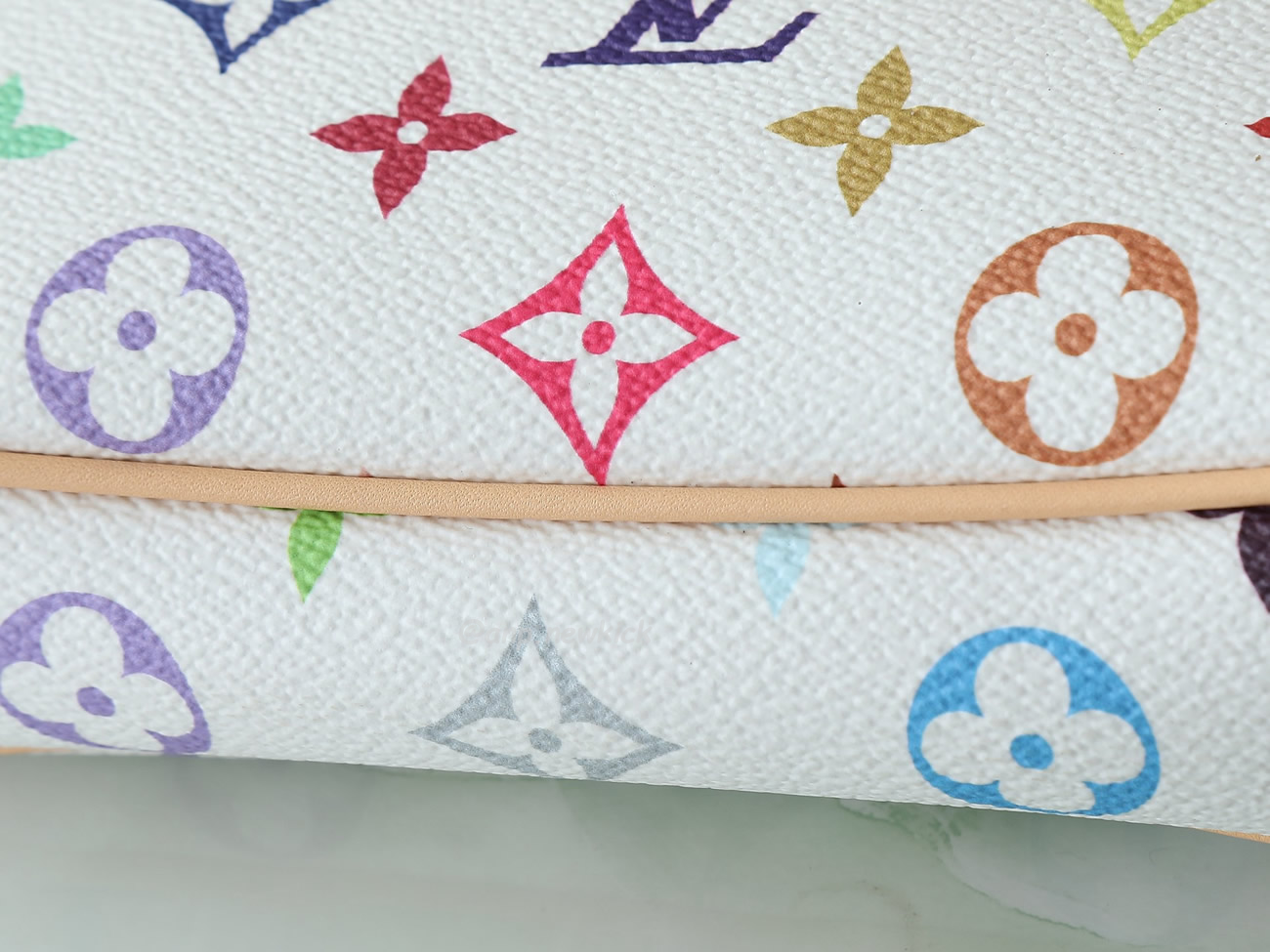 Louis Vuitton X Takashi Murakami Pochette Accessoires White Multicolored M13404 (11) - www.kitistry.com Louis Vuitton X Takashi Murakami Pochette Accessoires White Multicolored M13404 (11) - www.kitistry.com
