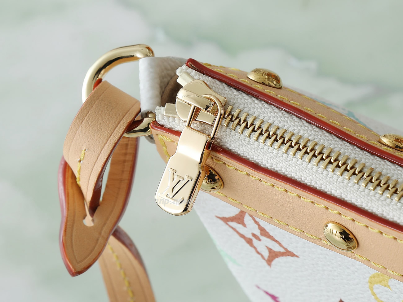 Louis Vuitton X Takashi Murakami Pochette Accessoires White Multicolored M13404 (5) - www.kitistry.com Louis Vuitton X Takashi Murakami Pochette Accessoires White Multicolored M13404 (5) - www.kitistry.com