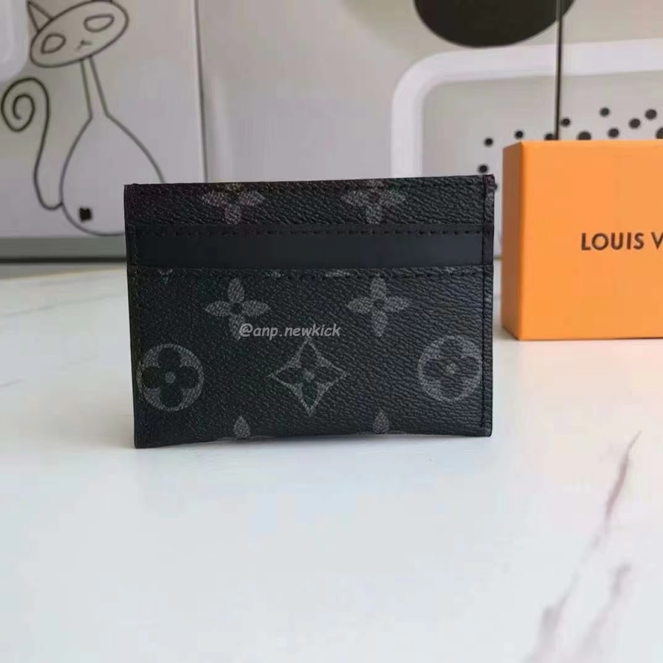 Louis Vuitton Card Holder Porte Cartes Double Monogram Eclipse Blackgrey M62170 (7) - www.kitistry.com Louis Vuitton Card Holder Porte Cartes Double Monogram Eclipse Blackgrey M62170 (7) - www.kitistry.com