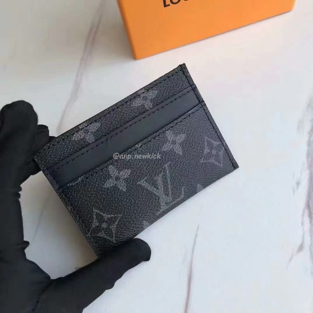 Louis Vuitton Card Holder Porte Cartes Double Monogram Eclipse Blackgrey M62170 (9) - www.kitistry.com Louis Vuitton Card Holder Porte Cartes Double Monogram Eclipse Blackgrey M62170 (9) - www.kitistry.com