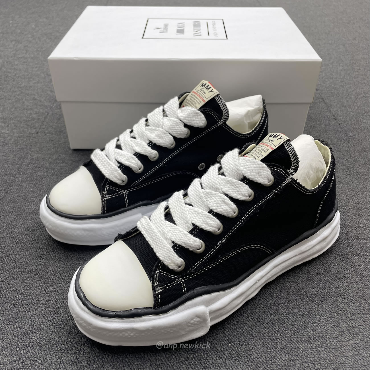 Maison Mihara Yasuhiro Hank Low Top Sneakers Black (11) - www.kitistry.com Maison Mihara Yasuhiro Hank Low Top Sneakers Black (11) - www.kitistry.com