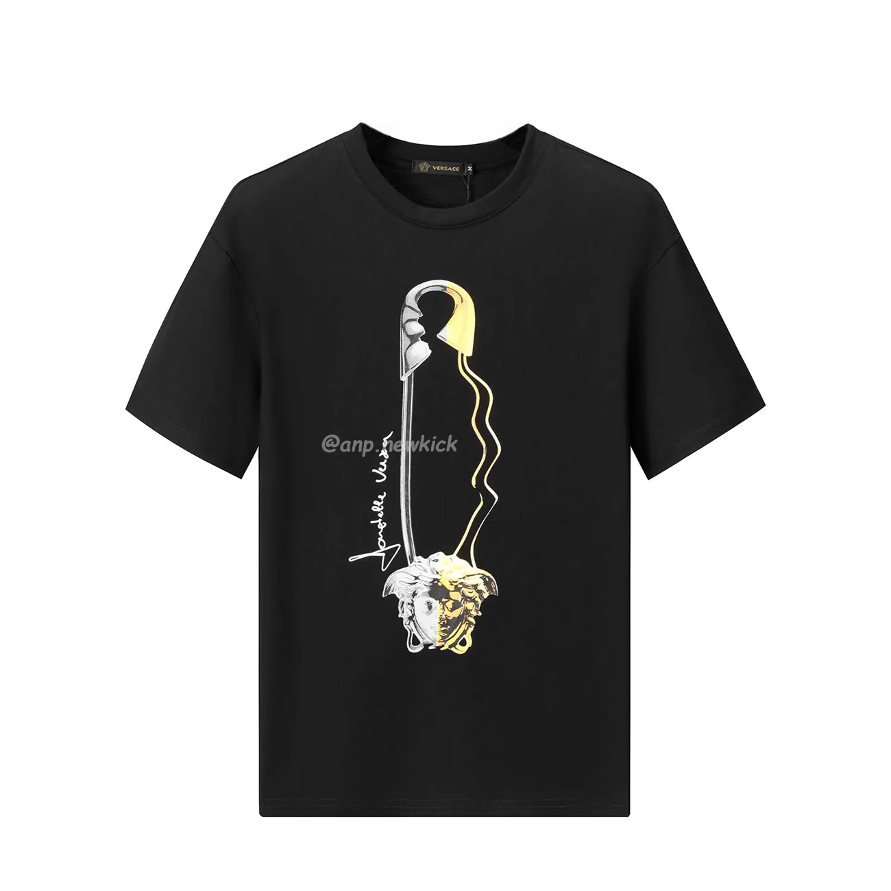 Versace Pattern Medusa Logo Printed Cotton T Shirt (13) - www.kitistry.com
