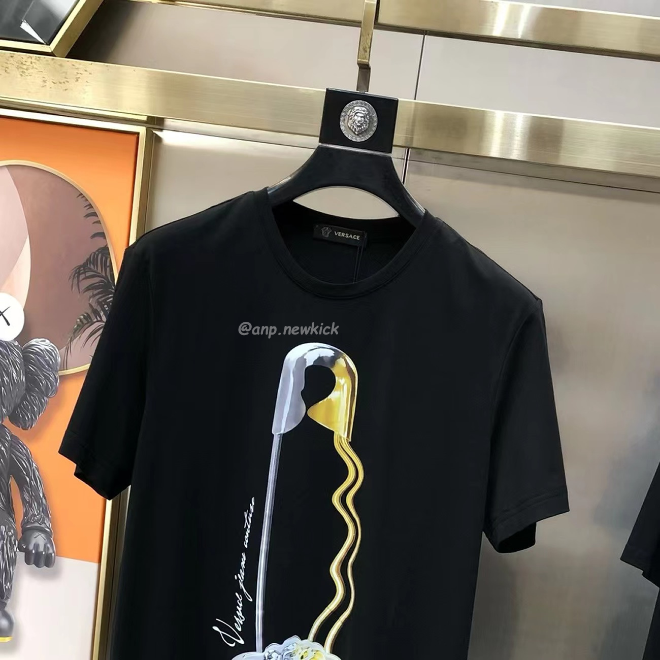 Versace Pattern Medusa Logo Printed Cotton T Shirt (5) - www.kitistry.com