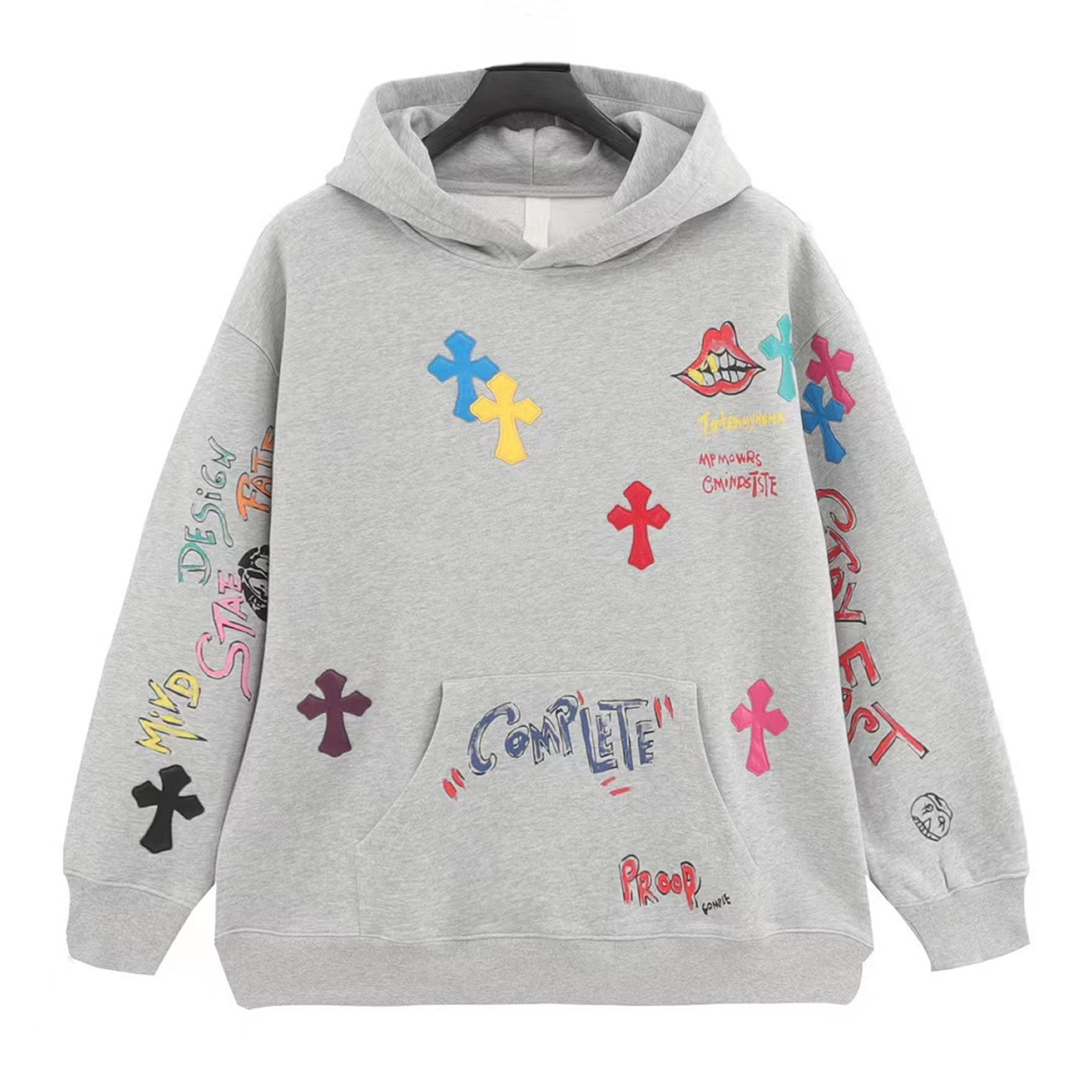 Chrome Hearts Multi Color Cross Hoodie Black White Gray (1) - www.kitistry.com Chrome Hearts Multi Color Cross Hoodie Black White Gray (1) - www.kitistry.com