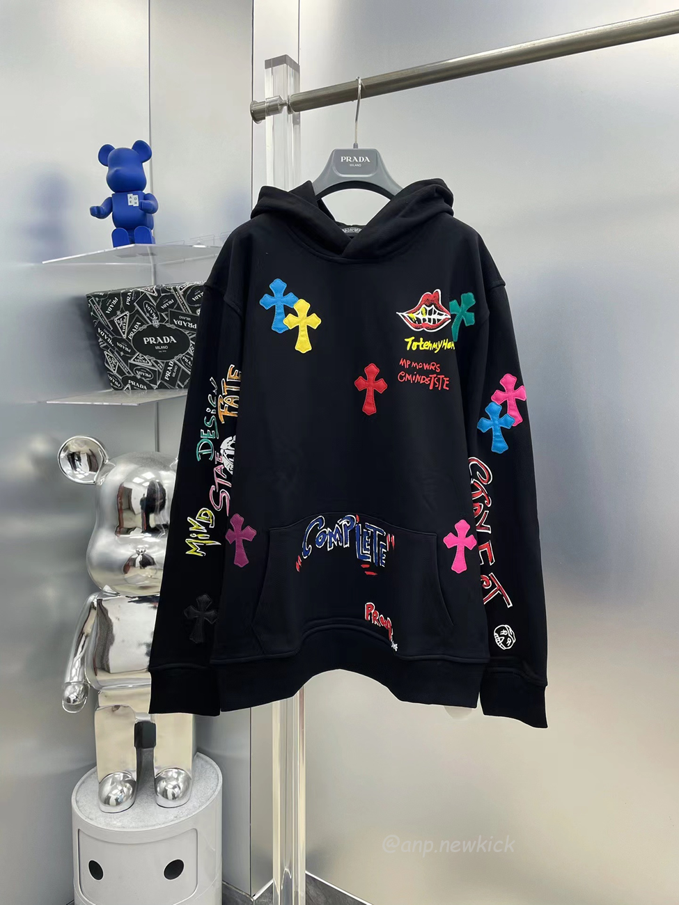 Chrome Hearts Multi Color Cross Hoodie Black White Gray (11) - www.kitistry.com Chrome Hearts Multi Color Cross Hoodie Black White Gray (11) - www.kitistry.com