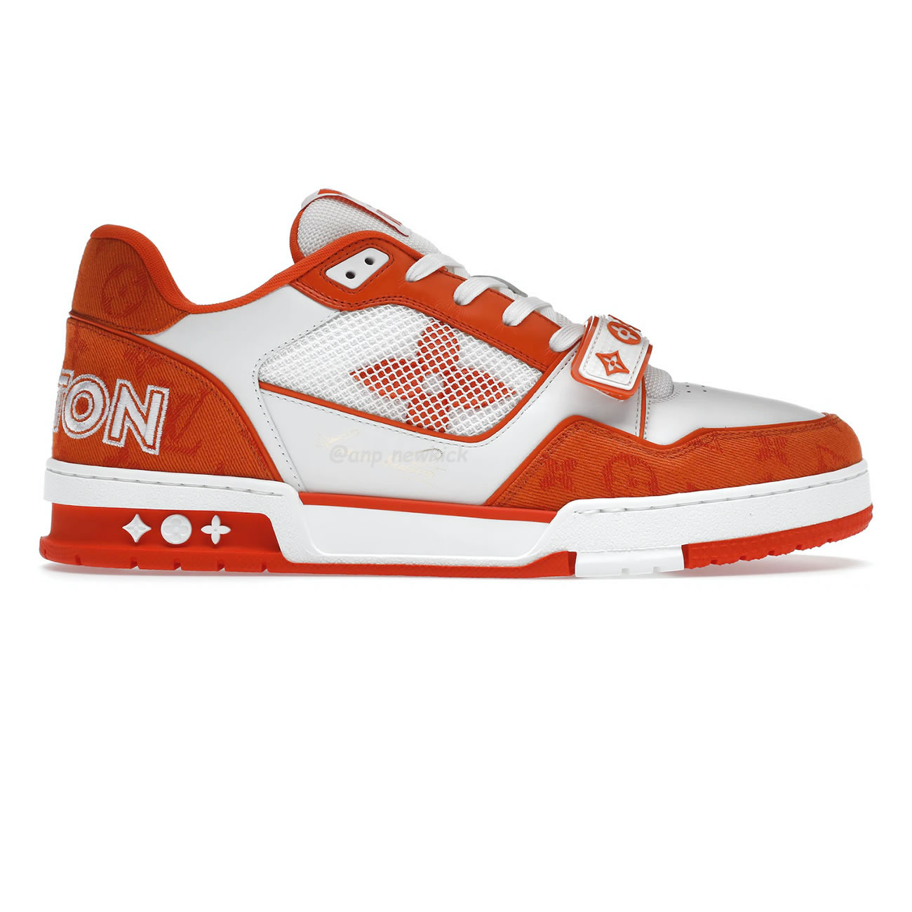 Monogram Denim Orange - www.kitistry.com Monogram Denim Orange - www.kitistry.com