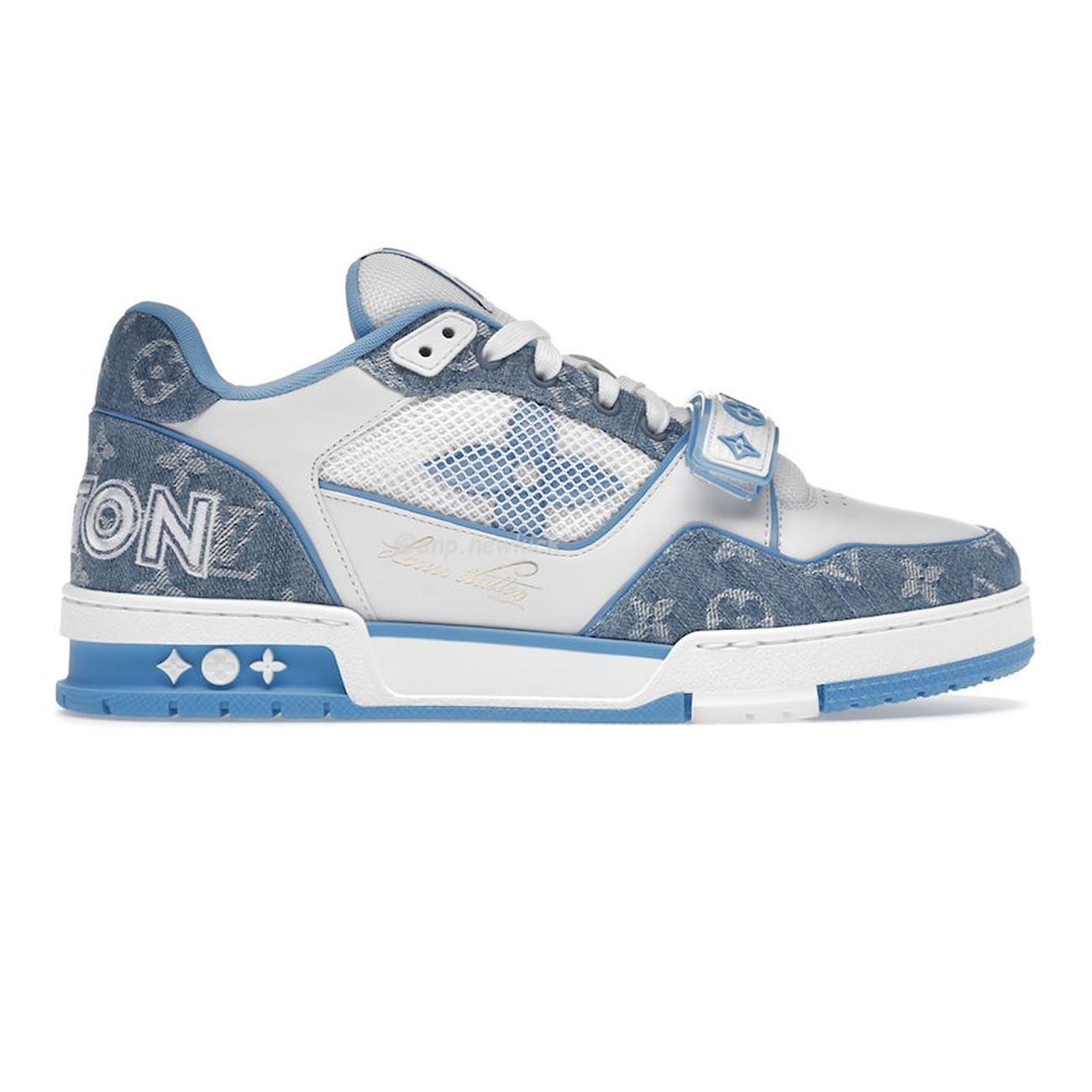 Monogram Denim White Blue(1) - www.kitistry.com Monogram Denim White Blue(1) - www.kitistry.com