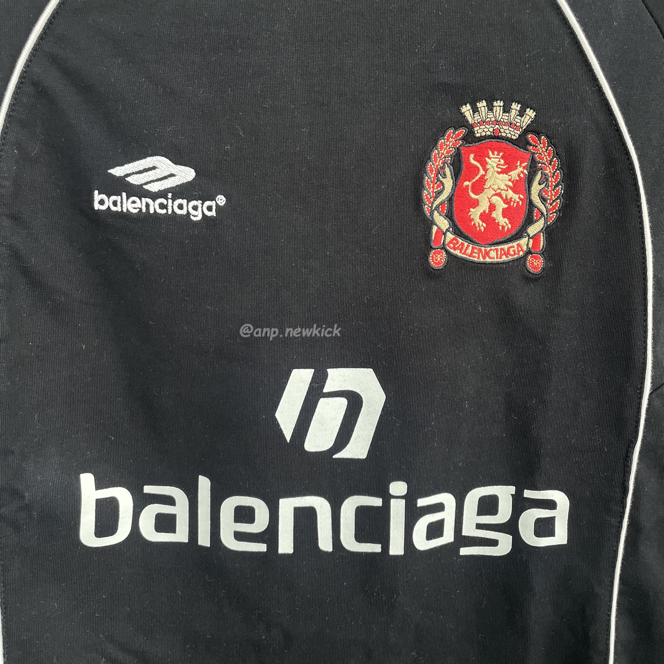 Balenciaga Black Soccer Long Sleeve Jersey T Shirt (13) - www.kitistry.com Balenciaga Black Soccer Long Sleeve Jersey T Shirt (13) - www.kitistry.com