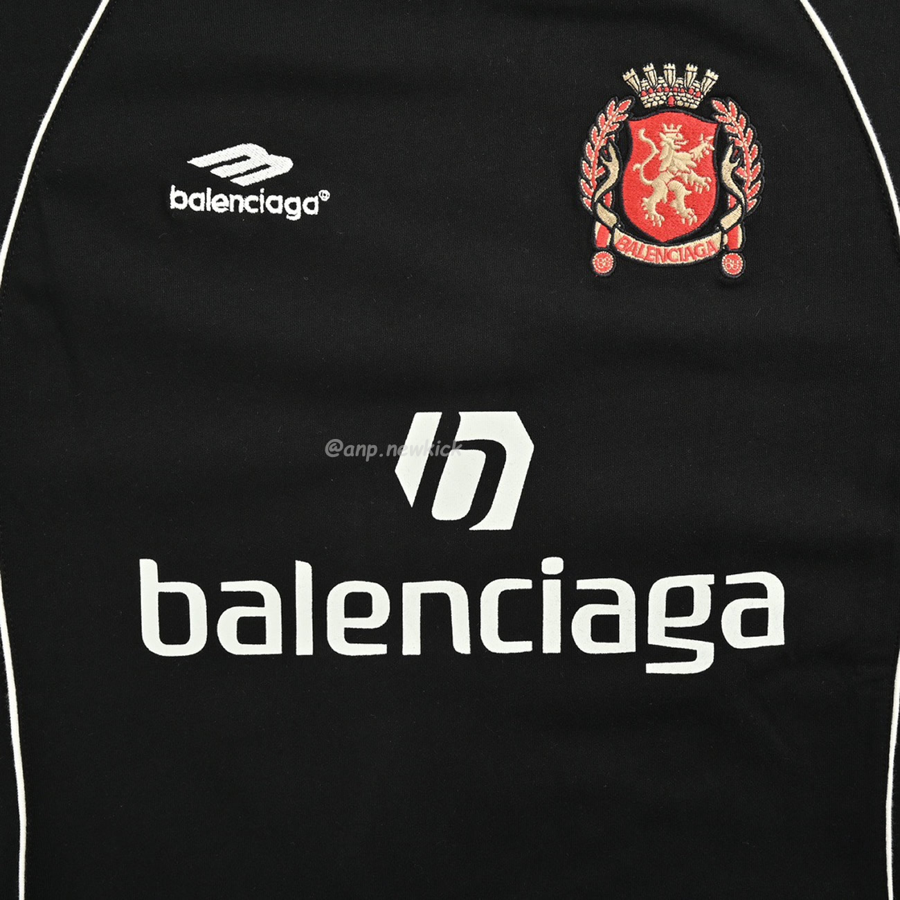 Balenciaga Black Soccer Long Sleeve Jersey T Shirt (6) - www.kitistry.com Balenciaga Black Soccer Long Sleeve Jersey T Shirt (6) - www.kitistry.com