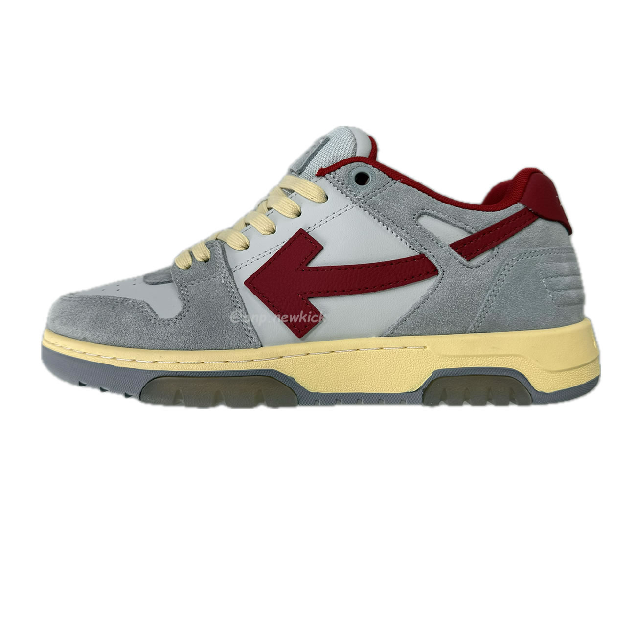Off White Out Of Office Ooo Low Tops Light Grey Red Omia189s24lea0110525 (1) - www.kitistry.com