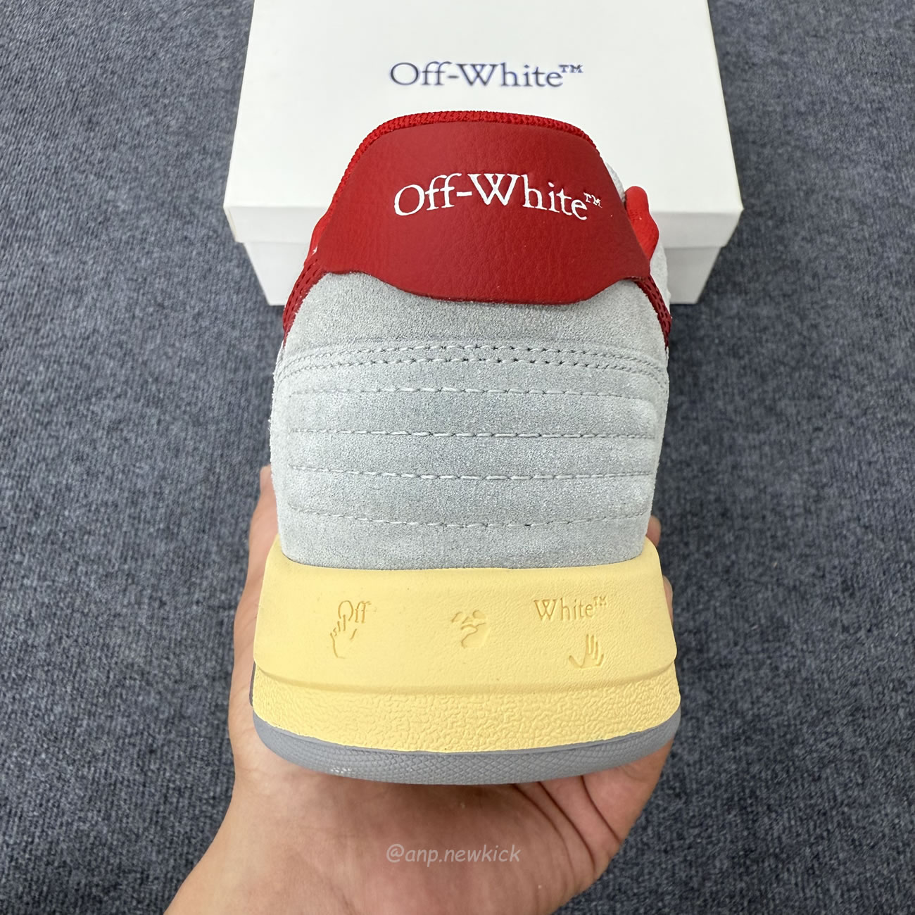 Off White Out Of Office Ooo Low Tops Light Grey Red Omia189s24lea0110525 (9) - www.kitistry.com