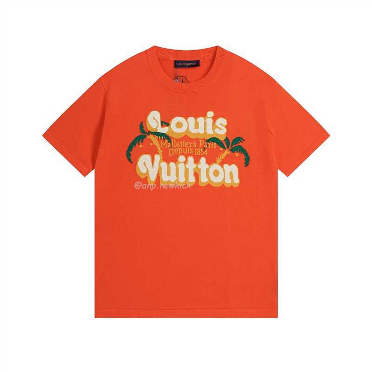 Louis Vuitton Short Sleeved Cotton Crewneck Orange Fw24 (1) - www.kitistry.com Louis Vuitton Short Sleeved Cotton Crewneck Orange Fw24 (1) - www.kitistry.com