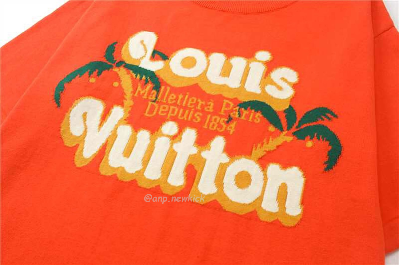 Louis Vuitton Short Sleeved Cotton Crewneck Orange Fw24 (2) - www.kitistry.com Louis Vuitton Short Sleeved Cotton Crewneck Orange Fw24 (2) - www.kitistry.com