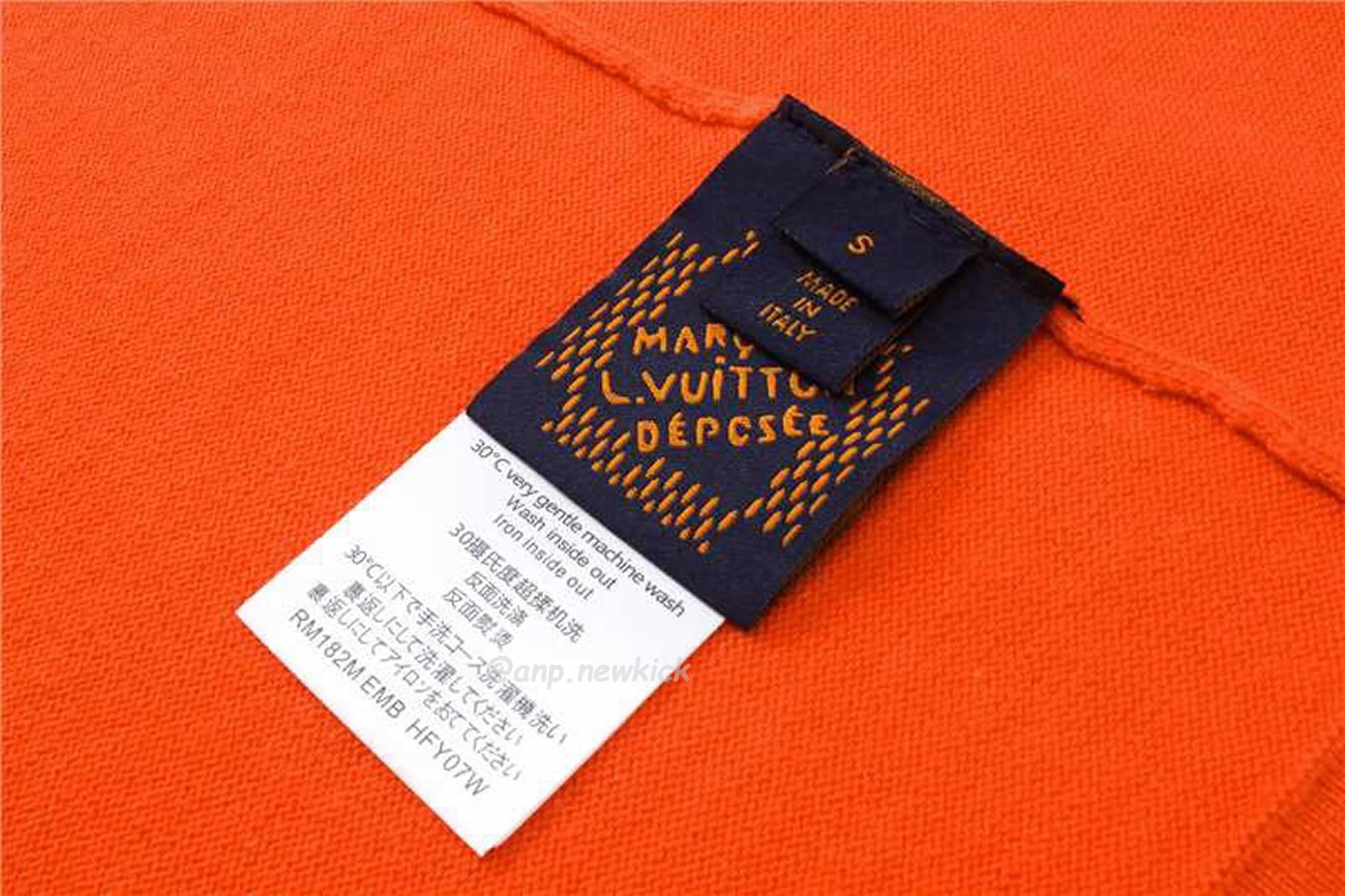 Louis Vuitton Short Sleeved Cotton Crewneck Orange Fw24 (5) - www.kitistry.com Louis Vuitton Short Sleeved Cotton Crewneck Orange Fw24 (5) - www.kitistry.com