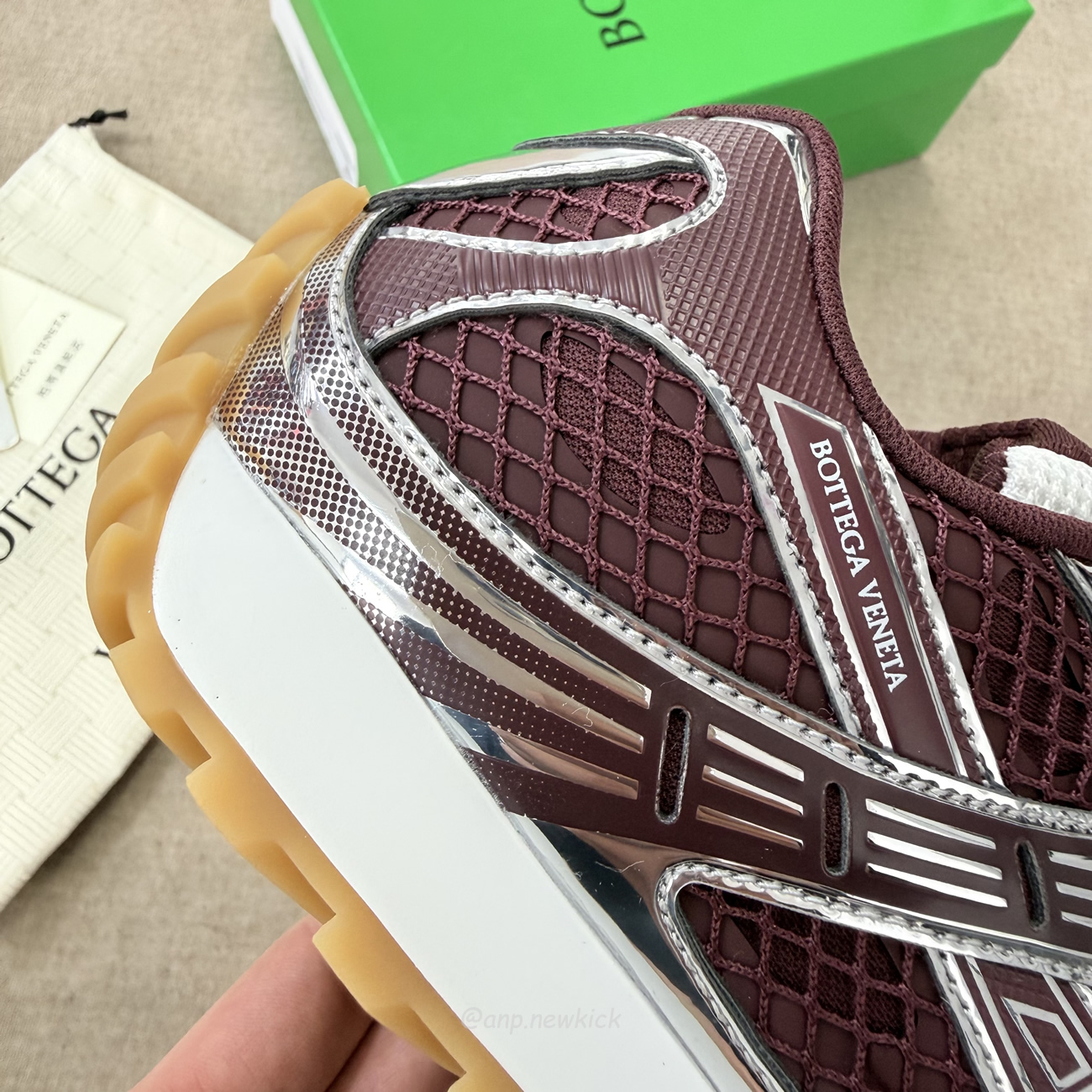 Bottega Veneta Orbit Barolo Silver Low Top Sneakers (10) - www.kitistry.com Bottega Veneta Orbit Barolo Silver Low Top Sneakers (10) - www.kitistry.com