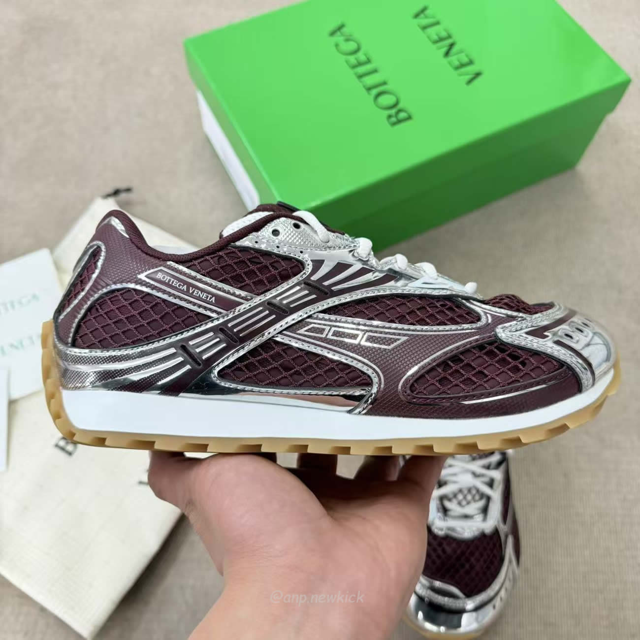Bottega Veneta Orbit Barolo Silver Low Top Sneakers (2) - www.kitistry.com Bottega Veneta Orbit Barolo Silver Low Top Sneakers (2) - www.kitistry.com