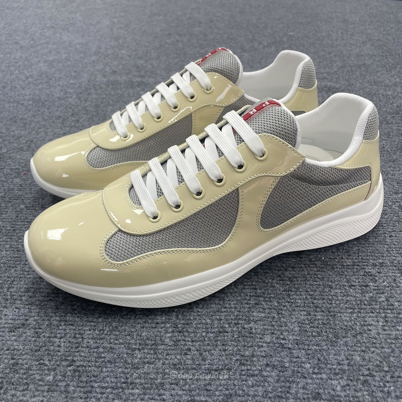 Prada Americas Cup Low Top Beige Sneakers (3) - www.kitistry.com Prada Americas Cup Low Top Beige Sneakers (3) - www.kitistry.com