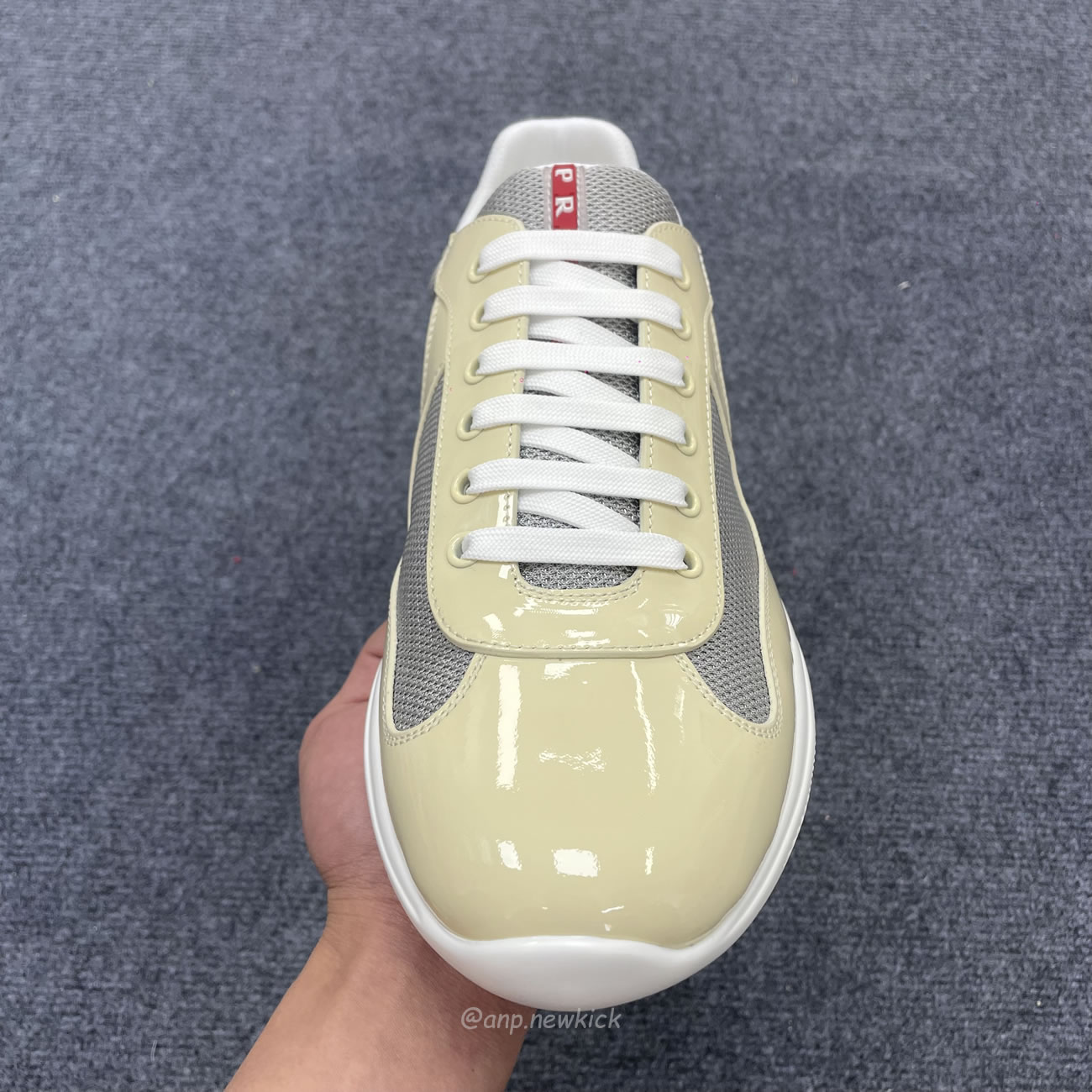 Prada Americas Cup Low Top Beige Sneakers (6) - www.kitistry.com Prada Americas Cup Low Top Beige Sneakers (6) - www.kitistry.com
