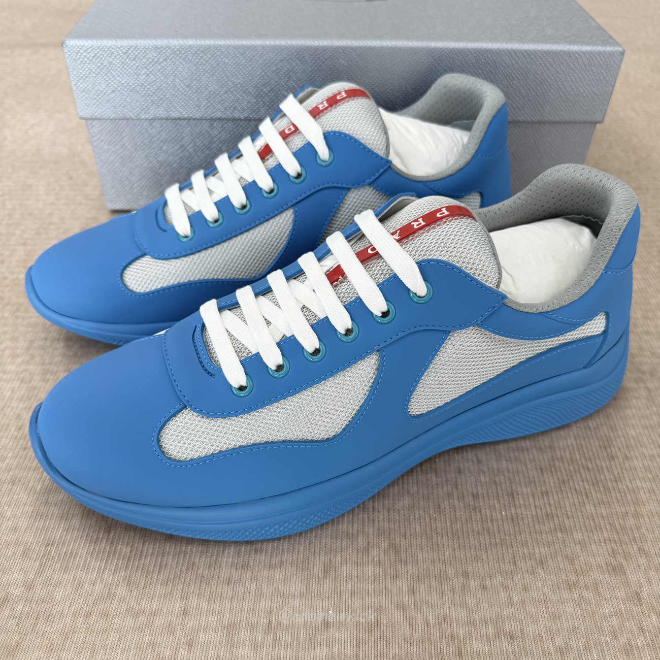 Prada Americas Cup Icon Soft Blue Sneakers (3) - www.kitistry.com